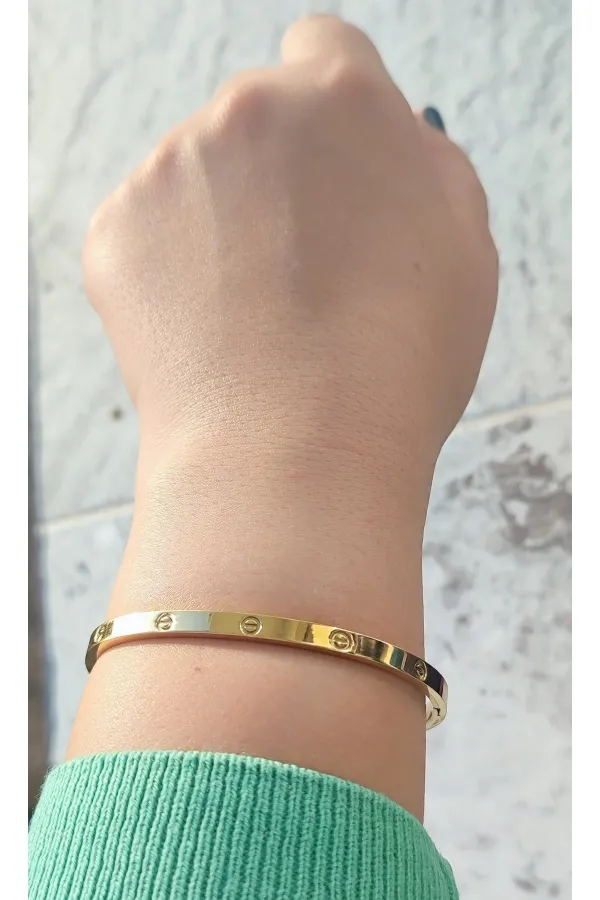 Ince Bileklik Taşsız | 316l Çelik - Kararmaz | Hediye Kadın