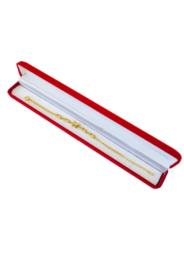 Lüx Kadife Kutuda | Kelebekli Zarif Çelik Bileklik | 316l Çelik - Kararmaz | Hediye Kadın