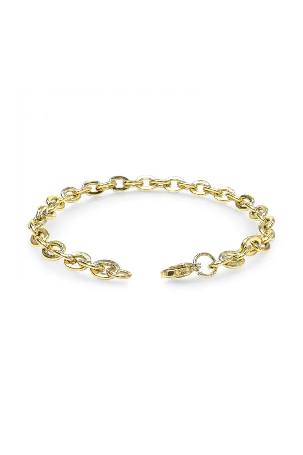 Mariner Sarı Çelik Zincir Bileklik 1.6Mm