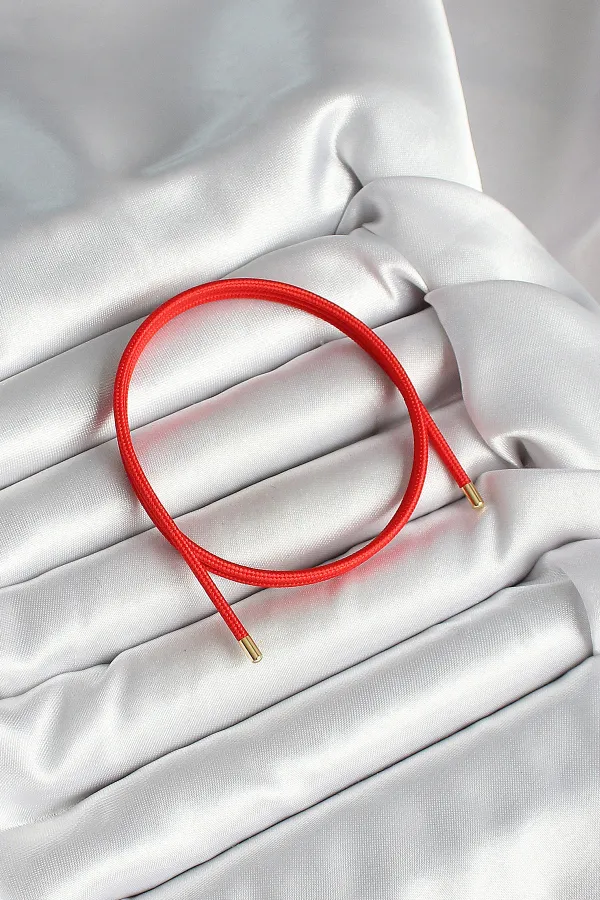 Mıknatıslı Kırmızı Renk Sarmal Kadın Bileklik