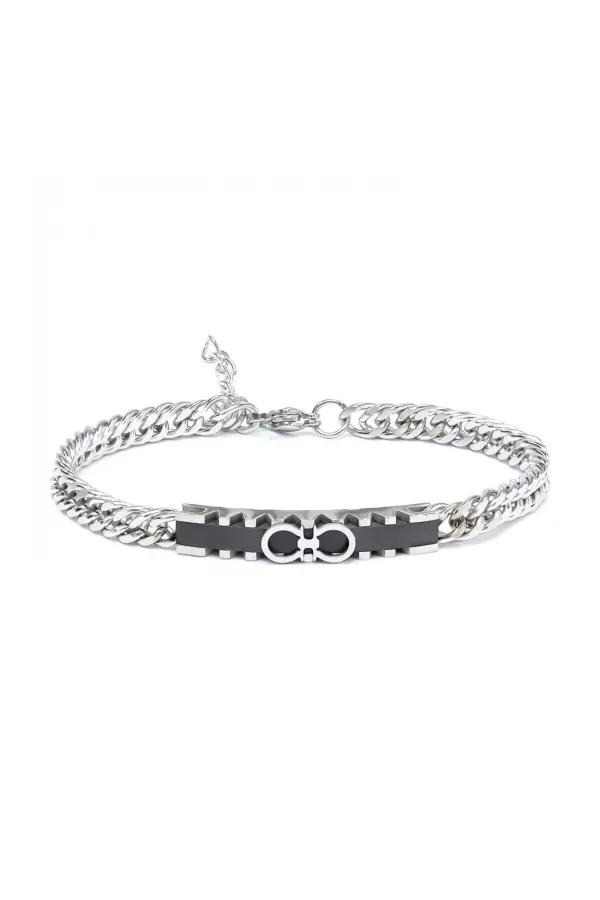 Sonsuzluk Motifli Çelik Bileklik