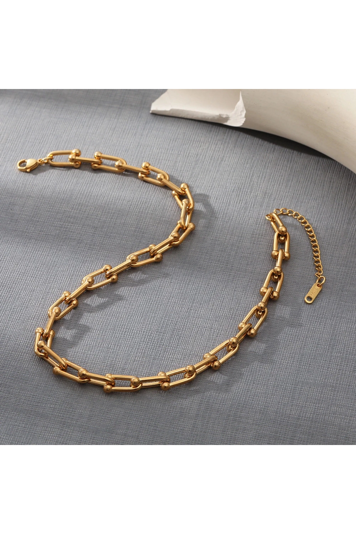 Tiffany Çelik Kolye 45 Cm | 316l Çelik - Kararmaz | Hediye Kadın-1