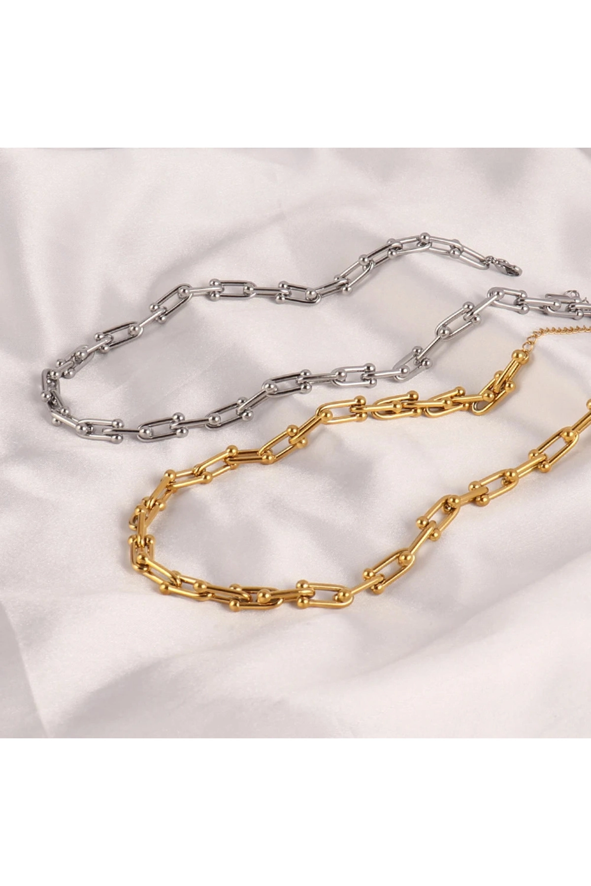 Tiffany Çelik Kolye 45 Cm | 316l Çelik - Kararmaz | Hediye Kadın-3