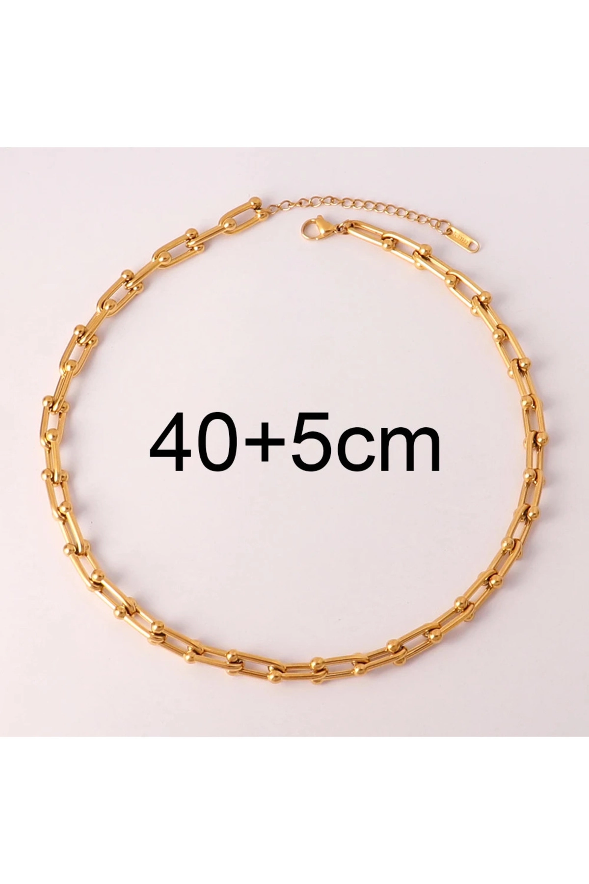 Tiffany Çelik Kolye 45 Cm | 316l Çelik - Kararmaz | Hediye Kadın-4