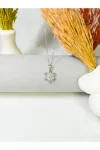 Kar Tanesi Kolye Gümüş | 316l Çelik - Kararmaz | Hediye Kadın