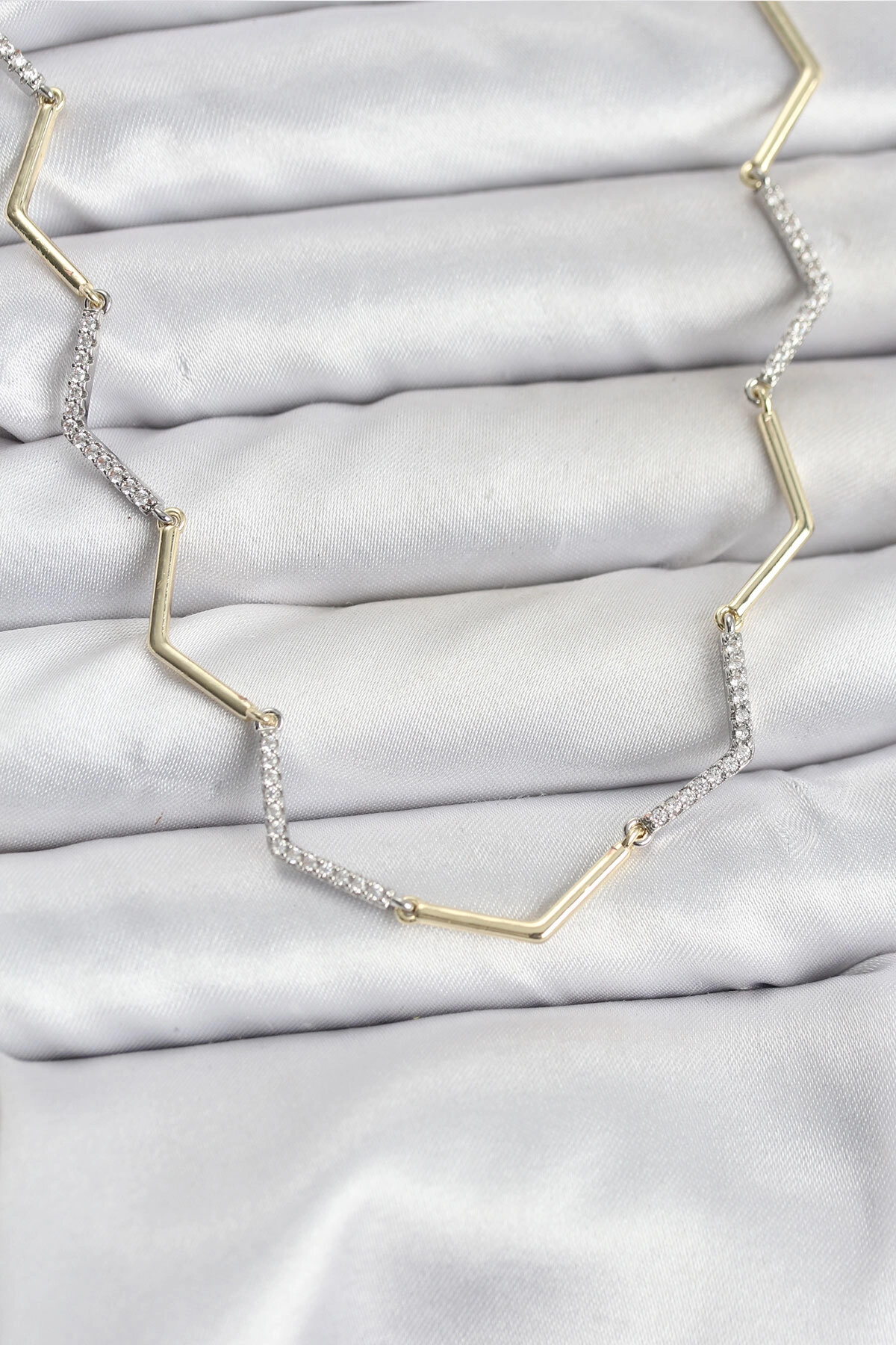 VIP Seri Zikzak Model Kadın Kolye-1