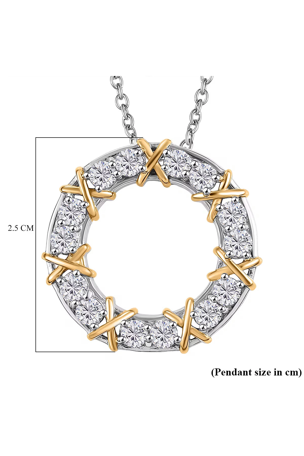 Zirkon Taşlı Gold Detaylı Zarif Xox Kolye | 316l Çelik - Kararmaz | Hediye Kadın-6